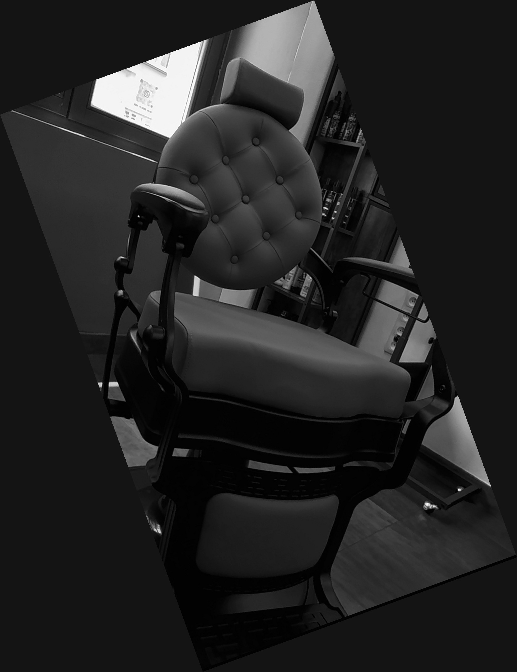 Interiér barbershopu